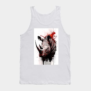 Rhino Ink Painting Tank Top